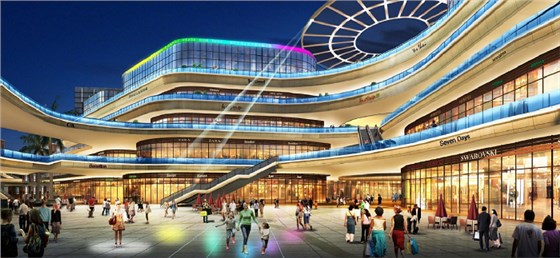 購物中心內(nèi)廣場