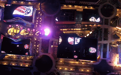 “最美中國風”，喜迎進博會——總臺國際傳媒港燈光秀