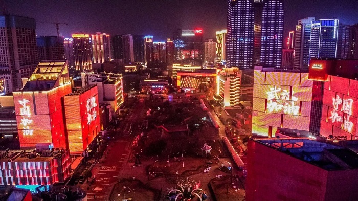 西安高新區(qū)為武漢應援