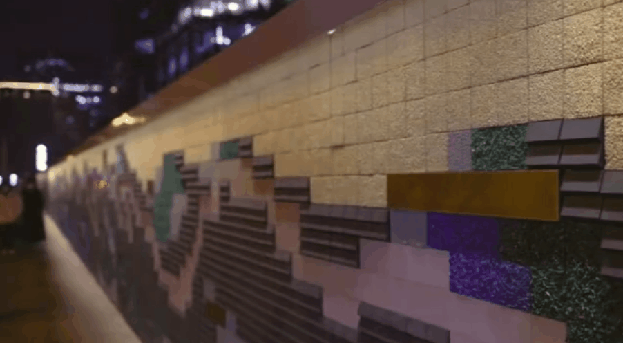 青山萬里圖，看大美中國 | 信達(dá)電通燈具支持的朝陽這堵墻被趙立堅(jiān)“點(diǎn)名”啦！